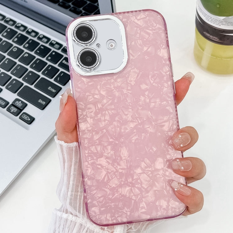 Plating Glitter Texture TPU Phone Case with Lens Film, For iPhone 13 Pro Max