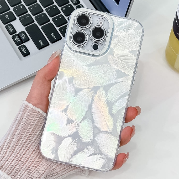 Plating Glitter Texture TPU Phone Case with Lens Film, For iPhone 13 Pro Max