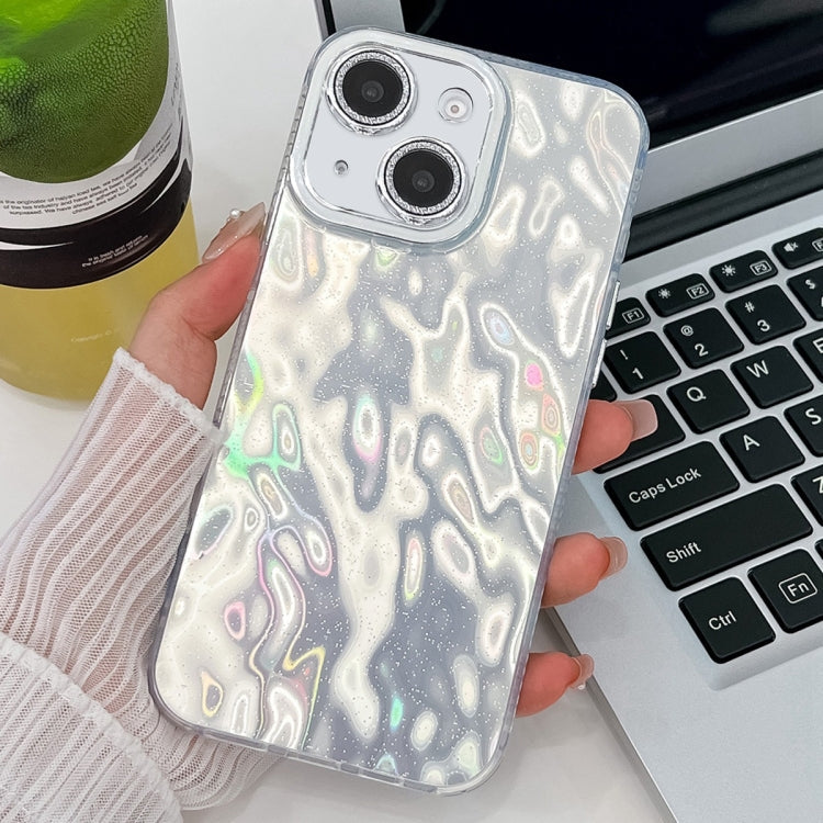 Plating Glitter Texture TPU Phone Case with Lens Film, For iPhone 13