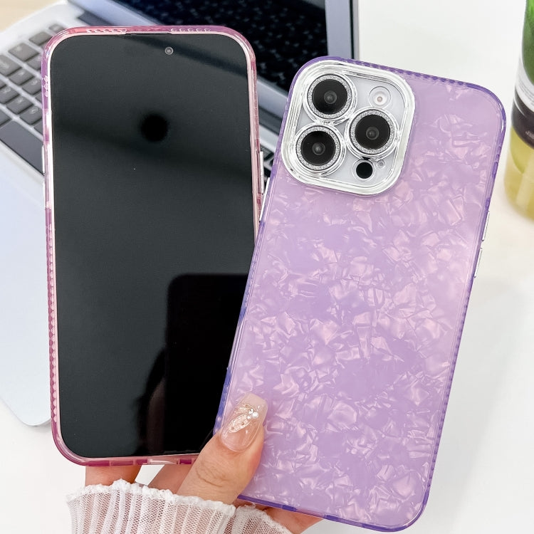 Plating Glitter Texture TPU Phone Case with Lens Film, For iPhone 13 Pro