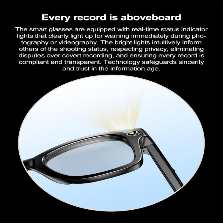 W600 Smart Glasses, Support AI Conversation / AI Photo Recognition / Bluetooth Call