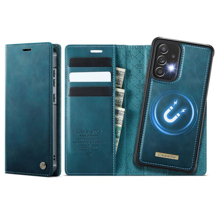 CaseMe C49 Magnetic RFID Blocking Detachable Wallet Leather Phone Case, For Samsung Galaxy A14 5G / M44, For Samsung Galaxy A55 / A35 5G, For Samsung Galaxy A13 / A04s, For Samsung Galaxy A52 / A52s