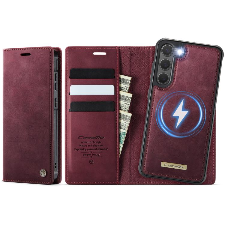CaseMe C49 Magnetic RFID Blocking Detachable Wallet Leather Phone Case, For Samsung Galaxy S23 FE 5G, For Samsung Galaxy A54 5G, For Samsung Galaxy S23 Ultra 5G, For Samsung Galaxy S23+ 5G
