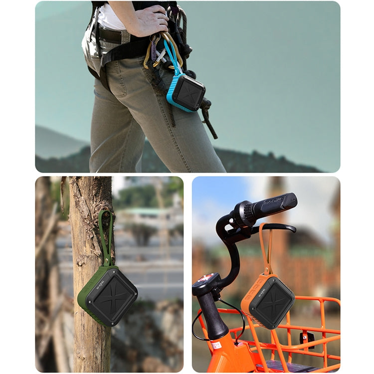 W-KING S7 Mini Wireless Waterproof Loudspeaker With TF/FM/AUX/NFC Bluetooth Bike Speaker(Army Green)