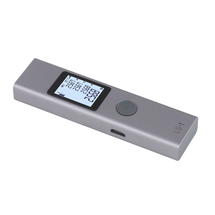 LS-1 Laser Rangefinder Distance Meter 25m Handheld Mini Rechargeable LCD Digital Laser Distance Meter 82ft Laser Range Finder