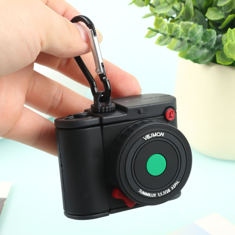 For Apple AirPods 1/2 Gen Instant Camera Style Bluetooth Headphone Protective Case(Black)