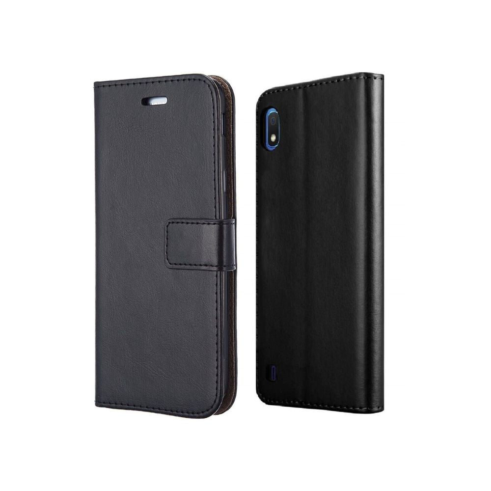 Samsung Galaxy A10s Book Flip Case Leather Wallet