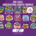 Big Sals Sublimation Sheet Bundle – 25+ Ready-To-Press Sublimation Designs