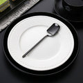 Stainless Steel V-shaped Wall Hanging Design Simple Coffee Spoon Fork Creative Long Handle Stirring Tableware, Spoon Black, Fork Black, Spoon Gold, Fork Gold, Spoon Rose Gold, Fork Rose Gold