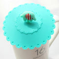 Cartoon Elephant Dustproof and Leakproof Silicone Cup Lid, Elephant