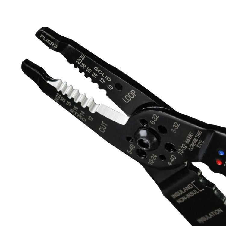 8 Inch Multi-function Cable Insulation Cutting Wire Stripper Electrician Repair Tool