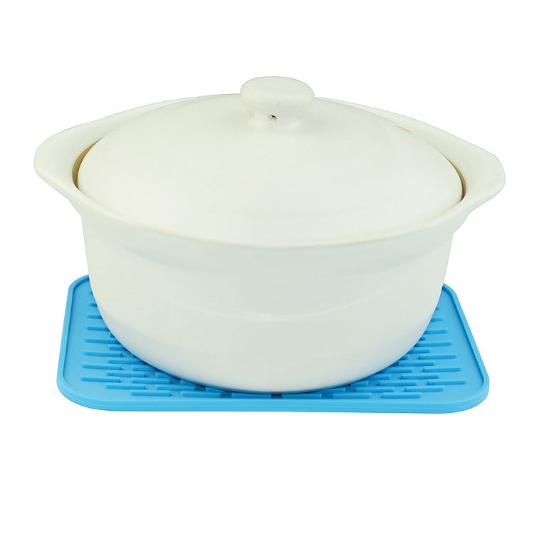 Thicken Colorful Silicone Insulation Mat European Anti-burning Pot Pad Table Waterproof  Phone Pad