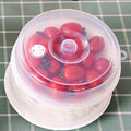 Kitchen Transparent Refrigerator Fresh-keeping Sealed Lid Microwave Oven Heating Lid Stackable Fresh Bowl Lid, Small, Large