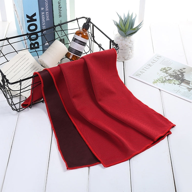 Absorbent Polyester Quick-drying Breathable Cold-skinned Fitness Sports Portable Towel, 30x100 Zippered Bag, 40x80 Round Cask