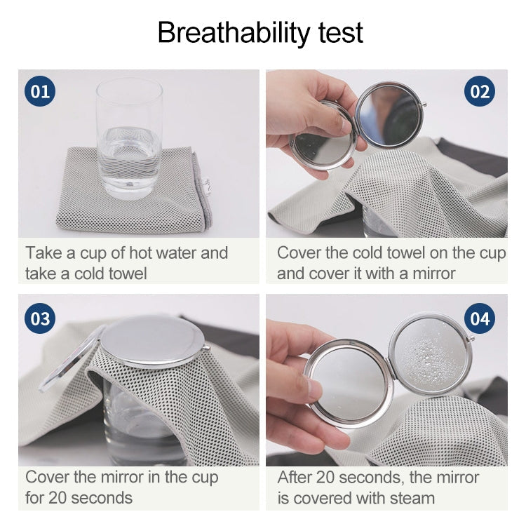 Absorbent Polyester Quick-drying Breathable Cold-skinned Fitness Sports Portable Towel, 30x100 Round Cask, 40x80 Rope Cup