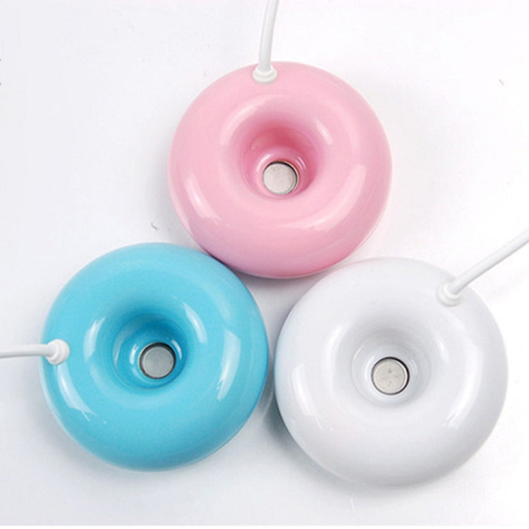 Donut Shape Mini USB Air Humidifier Aroma Diffuser Purifier, Donut Shape Pink, Donut Shape White, Donut Shape Blue