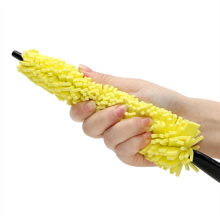Universal Auto Car Accessories Car Rims Care Tire Wheel Washing Brush Plastic Handle Vehicle Wheel Cleaning Brush Washing Sponge