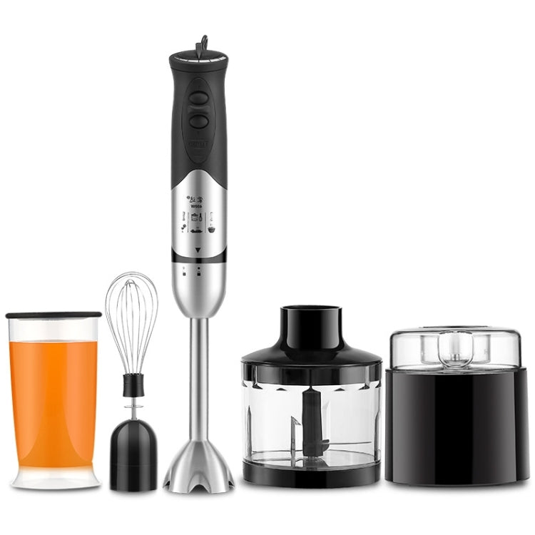 Multifunctional Food Processor Handheld Blender Detachable Magic Stick 5-speed Variable Speed Stainless Steel Cooking Stick, CN Plug