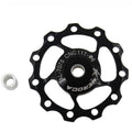 MEROCA Metal Bearings Mountain Bike Road Bike Rear Derailleur Guide Wheel 11T/13T Guide Wheel, 11T Black, 11T Red, 13T Red, 11T Blue, 13T Blue, 11T Purple, 13T Purple, 11T Silver, 13T Silver, 11T Electroplating Colorful, 13T Electroplating Colorful