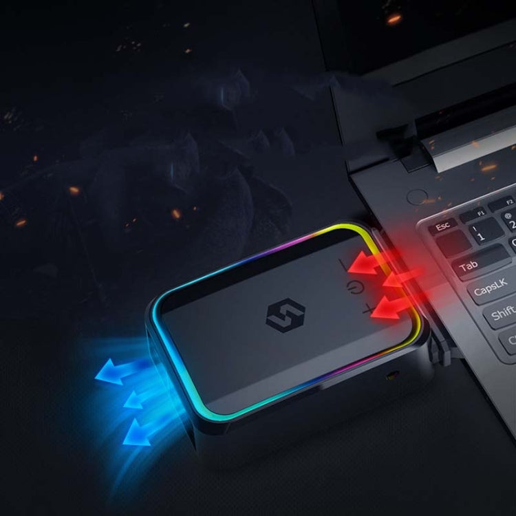 Suohuang Computer Notebook Exhaust Radiator Side Suction Fan Machine for Lenovo/ASUS/Dell laptops, Colorful -5V Upgrade Version, Colorful -5V Intelligent Constant Temperature, Colorful-220V Adjustable Wind Speed                                         ...