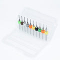 10pcs 0.3mm to 1.2mm PCB mini drill Bit tungsten steel carbide for print circuit board cnc drill Bits Machine, 0.3-1.2mm