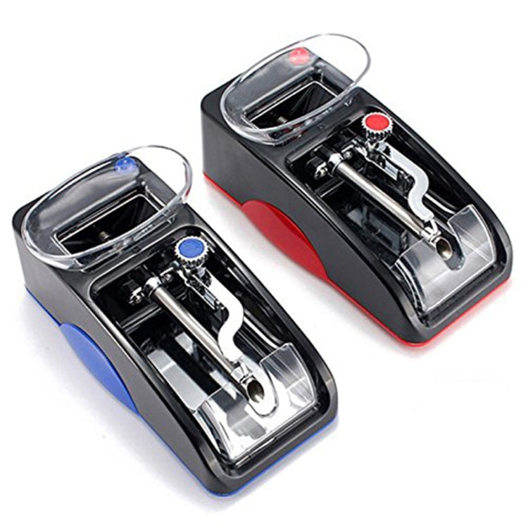 Electric Easy Automatic Cigarette Rolling Machine Tobacco Injector Maker Roller US Plug(Red)