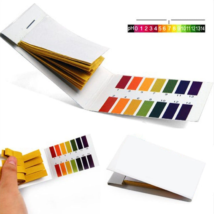 80 Strips PH Test Paper Indicator Litmus Paper Water Pollution Kit, 80 Strips