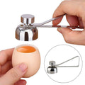 Metal Egg Scissors Egg Topper Cutter Shell Opener Stainless Steel Boiled Raw Egg Creative Kitchen Tools, Egg Topper