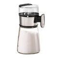 Press Type Salt Control Bottle Kitchen Household Sealed Moisture-Proof Metering Tank Set, Press Type Salt Control Bottle
