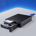 Oimaster MR-6203 Double Bay Optical Drive Hard Drive Box Hard Drive Bracket, MR-6203