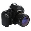 Non-Working Fake Dummy DSLR Camera Model DF Model Room Props Ornaments Display Photo Studio Camera Model Props, Black, White