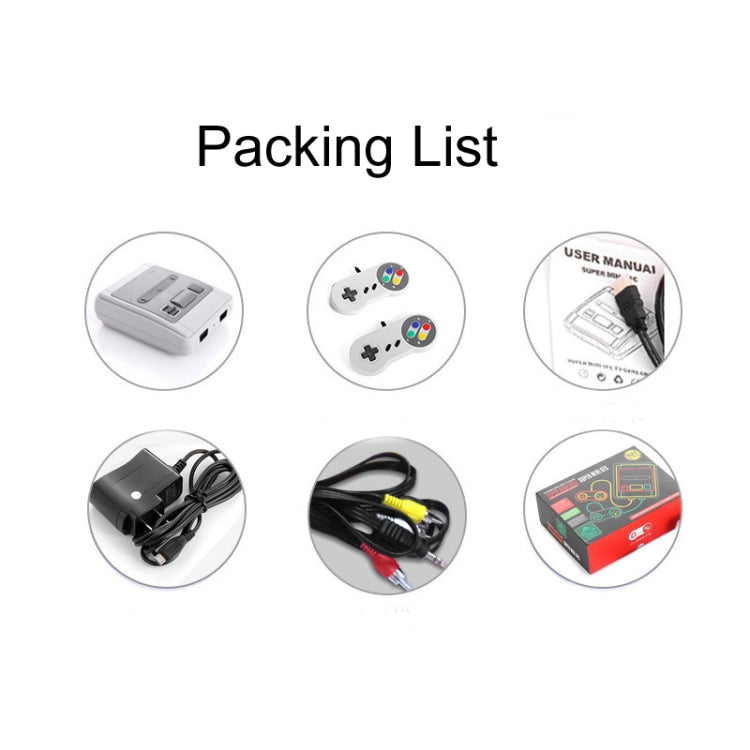 SFC620 Mini 8-Bit TV Game Console Built-In 620 Games, Supports AV Output, SFC620(US Plug), SFC620(EU Plug), SFC620(UK Plug)