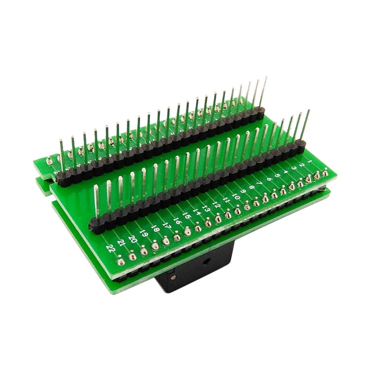 QFN44-0.5 Flip Shrapnel Burn Socket Test Socket Programmer, QFN44-0.5