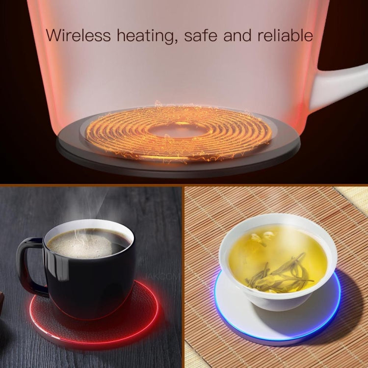 JAKCOM TWC Multifunctional Wireless Charging with Constant Temperature Heating Function EU Plug (Black)