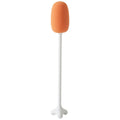 Long Handle Vertical Cup Brush Baby Bottle Sponge Cleaning Brush, Length: 29cm, White, Blue, Pink