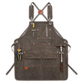 Canvas Apron Barber Roasting Cafe Gardening Woodworking Men And Women Work Clothes, Adult Models, For Children 47cm, For Children 57cm