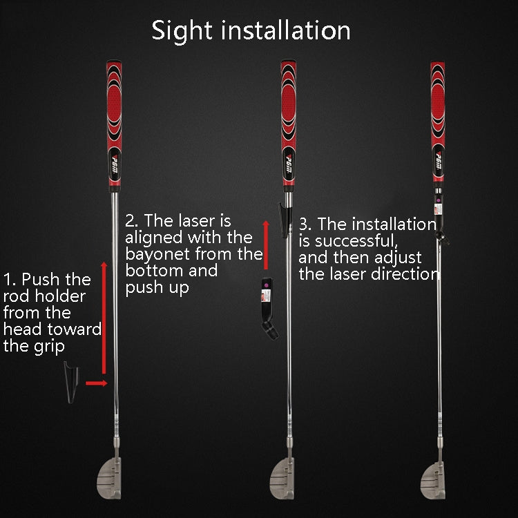 PGM Golf Putting Laser Pointer Indoor Teaching Linear Laser Putting Practice Aid, JZQ011-1
