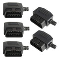 5 PCS 16PIN Car Male Connector OBD2 Connector Plug + Shell + Line Card + Screw OBD Plug J1962M, OBD Plug