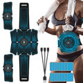 8-Piece Lazy Abdomen Fitness Massager Rechargeable Home Fitness Belt Abdominal Muscle Stickers, 8-Piece Fitness Massager