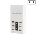 30W 2A Multi-Function 6-Port Charging Socket Universal Smart Phone And Tablet USB Charger, US Plug, EU Plug, UK Plug