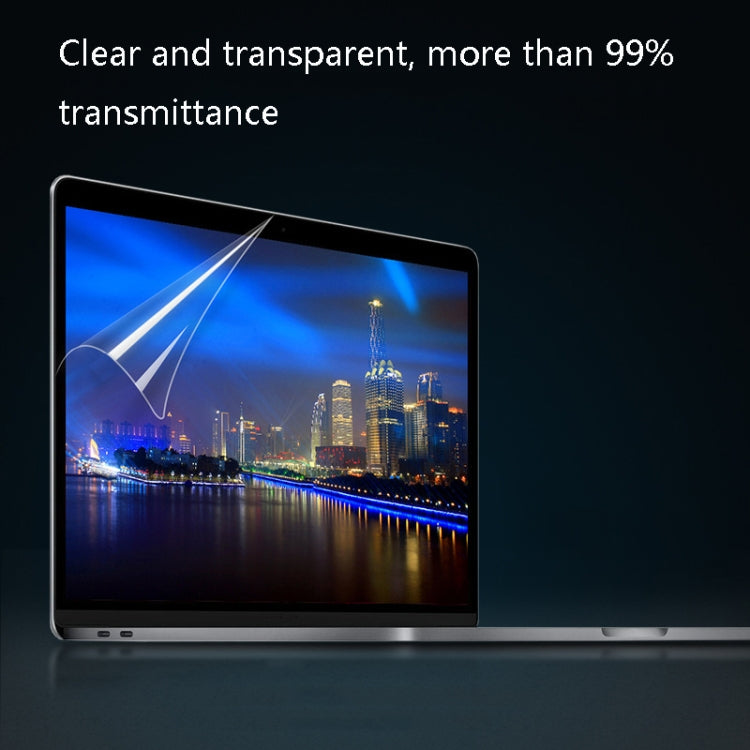 0.12mm 4H HD Translucent PET Laptop Screen Protective Film, For MacBook Air 11.6 inch A1465 / A1370, For MacBook Retina 12 inch A1534, For MacBook Pro 13.3 inch A1708 / A1706 / A1989 / A2159, For MacBook Air 13.3 inch A1466 / A1369                     ...