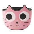 Kitchen Cartoon Multifunctional Sink Drain Hanging Bag Adjustable Buckle Bathroom Storage Basket, Pink, Blue, Green