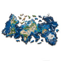 Wooden Irregular High Difficulty Puzzle Infinite Galaxy Mystery Puzzle Toy, Unlimited Earth, Unlimited Moon
