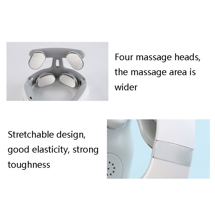 H62 Intelligent Pulse Multi-Function Neck Instrument Charging Neck Massage Device, H62