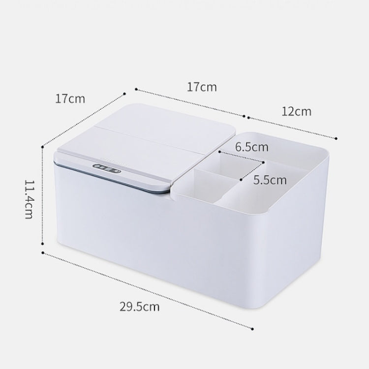 EXPED SMART Intelligent Induction Desktop Electric Storage Box, Battery Version (White), Battery Version (Gray), USB Charging (White), USB Charging (Gray)