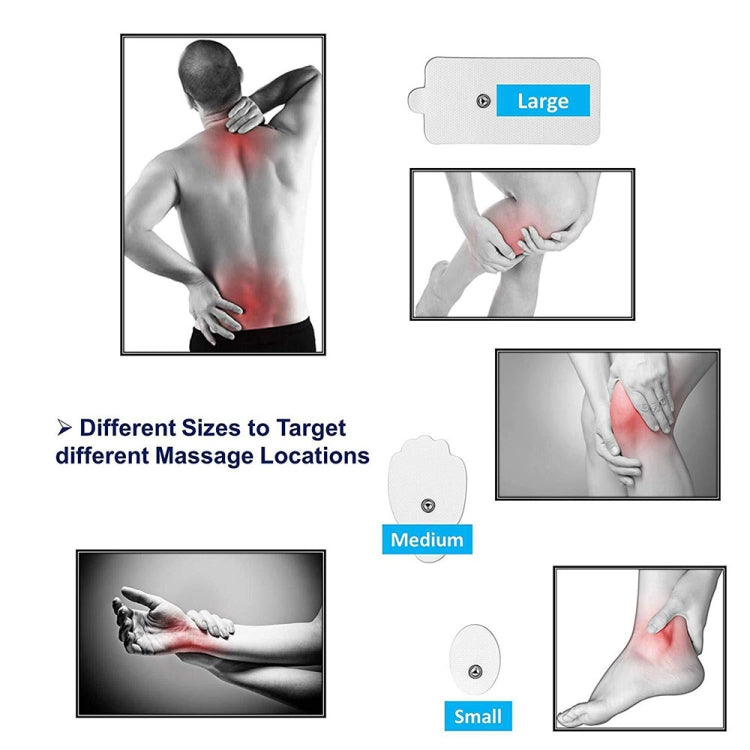 24-Mode Digital Electronic Pulse Massager Intelligent Whole Body Physical Therapy Meridian Massager, US Plug, EU Plug, AU Plug, UK Plug