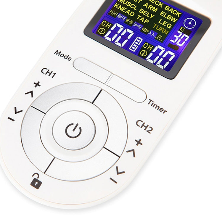 100B 12-mode Digital Meridian Physiotherapy Instrument Electronic Acupoint Pulse Acupuncture Massager, Battery Type