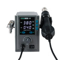 SUGON Hot Air Rework Station LED Display Temperature Adjustable Soldering Station With 5 Nozzles, EU Plug, 2020D