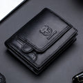 BUFF CAPTAIN 037 First-Layer Cowhide Men Leather Wallet Multi-Function Driver License Coin Purse