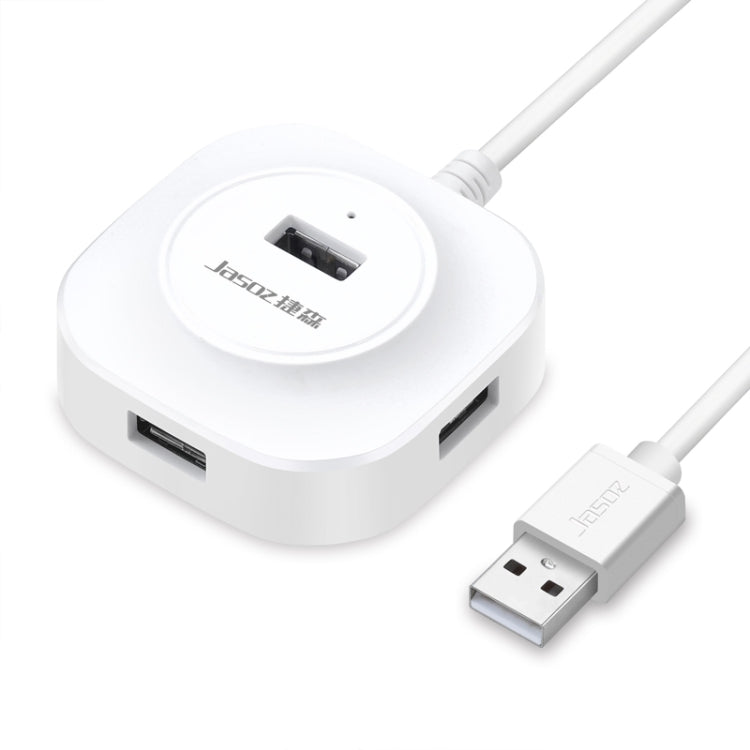 Jasoz High-Speed USB2.0 4-Ports HUB 1 to 4 Docking HUB, Black 0.3m, Black 1.2m, White 0.3m, White 0.5m, White 1.2m